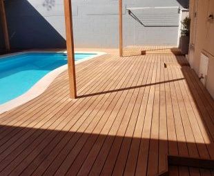 Decking - Before: Poolside Deck